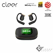 Cleer ARC 5 開放式AI真無線藍牙耳機(運動版) 曜金黑