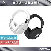 POLYWELL 全罩式藍牙耳機TM-087 /黑色