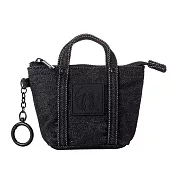 [星巴克]黑女神水洗丹寧零錢包