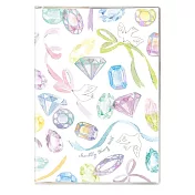 【日本A.P.J】2026 Sachiko Iwabuchi 月記事手帳A6變型 ‧ 寶石