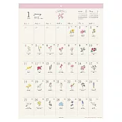 【日本A.P.J】2026 365天花語 月曆