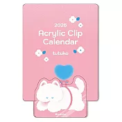 【日本A.P.J】2026 壓克力夾月曆 ‧ tutuko
