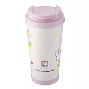 [星巴克]miffy70白不鏽鋼杯