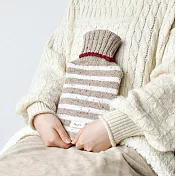 【日本現代百貨】TALVI 北歐條紋 保暖熱水袋0.5L ‧ 棕