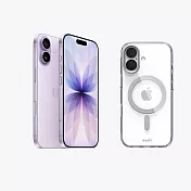 iPhone 17 256G手機+ moshi磁吸透明保護殼組合