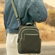 《TRAVELON》Voyages 4層防盜斜背包 - 酪梨