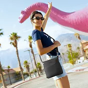 《TRAVELON》Roam 4層防盜斜背包 - 石墨黑