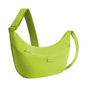 《TRAVELON》輕便雙層斜背彎月包 - 萊姆綠