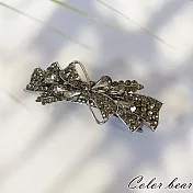 【卡樂熊】韓系輕奢閃鑽造型彈簧夾/髮夾- 多層結