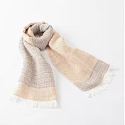 【日本ORIM今治毛巾】美濃和紙 透氣流蘇圍巾 ‧ 胡桃