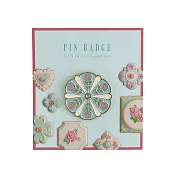 【日本Green Flash】甜點藝術家KUNIKA聯名 徽章/胸針 ‧ 藍色