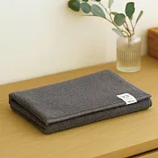【日本楠橋紋織】超吸水防臭 蓬鬆耐洗毛巾 ‧ 深灰
