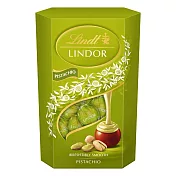 【Lindt 瑞士蓮】Lindor夾餡巧克力 200g- 開心果口味夾餡牛奶