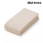 【MUJI 無印良品】柔軟薄型運動毛巾/ 米色