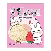【Dalchip】月兔草莓風味夾心米餅48g