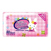 【康乃馨】寶寶潔膚濕巾(兔子)補充包 80片/包