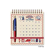 【日本SHINNIPPON CALENDAR】2026 ob1toy 塗鴉MEMO桌曆