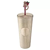 [星巴克]24OZBling薑餅人TOGO冷水杯