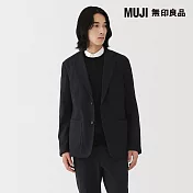 【MUJI 無印良品】男起毛彈性外套 S 黑色