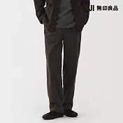 【MUJI 無印良品】男縱橫彈性起毛人字紋褲 S 深棕