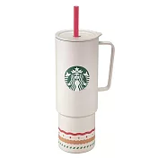 [星巴克]糖果裝飾不鏽鋼把手TOGO冷水杯