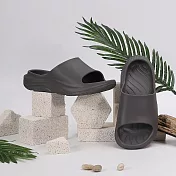 333家居鞋館 風格悠能休閒拖鞋(2色) 灰27