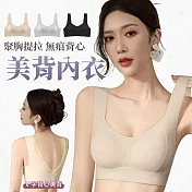 【EZlife】裸感無痕提拉美背內衣 M 膚色