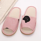 333家居鞋館 流行手繪休閒拖鞋 粉26