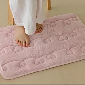 【韓國Dailylike】柔軟舒適 絎縫室內踏墊 ‧ 愛心(粉)