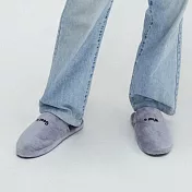 【韓國Dailylike】What a good day! 軟絨厚底室內拖鞋(女) ‧ 灰