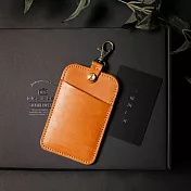 點子包【icleaxbag】雙層票卡匣 證件套 可加購掛繩 台灣製造 棕色