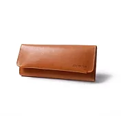 點子包【icleaxbag】真皮機能長夾 真皮 皮夾 皮包 大容量 多卡位錢夾 格子 輕巧大容量 台灣製造 棕色