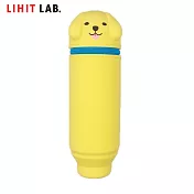 (贈橡皮擦2個)LIHIT LAB  WA-7712 狗狗系列伸縮筆筒  黃金獵犬