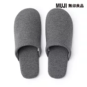 【MUJI 無印良品】柔軟拖鞋/L/灰色25-27.5 cm用