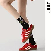 【JDS設計襪】精梳棉塗鴉設計襪 房屋迷跡/黑色