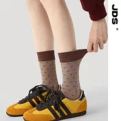 【JDS設計襪】精梳棉塗鴉設計襪 海鹽麻薯/波點