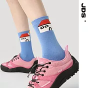 【JDS設計襪】精梳棉塗鴉設計襪 迷蹤探險/房子