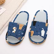 333家居鞋館 森活漫旅休閒拖鞋 藍28