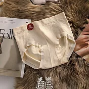 【唯蜜色】藏紅花蠶絲收腹包臀透氣中腰無縫提臀女用內褲 膚色