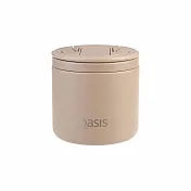 Oasis 真空快掀蓋保溫食物罐 500ml  - 拿鐵