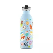義大利 24Bottles 輕量吸嘴冷水瓶 500ml  - 甜點派對