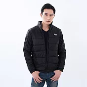 【遊遍天下】男款顯瘦立領防風防潑水保暖外套 M 男款黑色