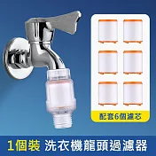 【美好家 Mehome】洗衣機前置過濾器 龍頭過濾器 橘色4分接口