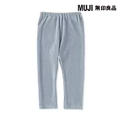【MUJI 無印良品】幼兒高腰彈性燈芯絨緊身褲 80 煙燻藍