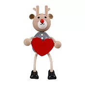 【日本Mark’s】Hracky聖誕木偶擺飾 ‧ 愛心馴鹿