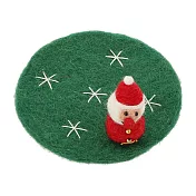 【日本Mark’s】Felt & Knit手工毛氈聖誕裝飾杯墊 ‧ 聖誕老人