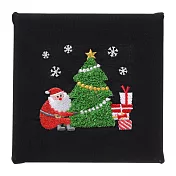 【日本Mark’s】刺繡聖誕裝飾板 ‧ 聖誕老人與聖誕樹