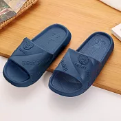 333家居鞋館 樂活繽紛休閒拖鞋  藍 40/41