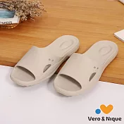 維諾妮卡 懶人氣墊紓壓拖鞋  水泥灰S