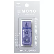 【TOMBOW日本蜻蜓】MONO pocket 口袋型修正帶 Skeleton Color 幻彩-2入